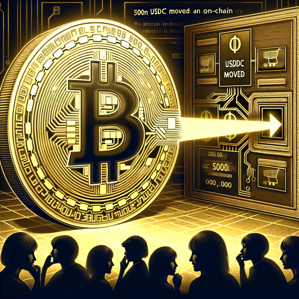 500M USDC Moves Between Unknown Wallets, Stirring On-Chain Speculation